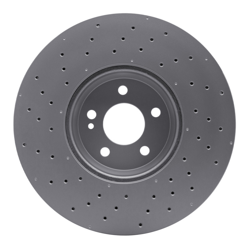 Mercedes-Benz C300 Brake Rotor (1) - Front - R1 Concepts - GeoSPEC Coated Rotor - Drilled - `15-`23